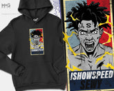 SPEED Sewy Hoodie, Funny Youtuber Inspired Art, Ronaldo Meme Footballer Joke, Football Gift for Boys Kids, Gamer Gaming Gift Jumper